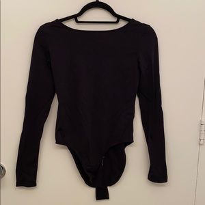 Maje Scoop Back Bodysuit